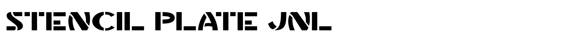 Stencil Plate JNL image